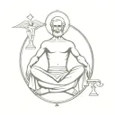 Jesuit temperance stoicism as much as tattoo design idea