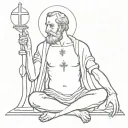 Jesuit temperance stoicism as much as tattoo design idea