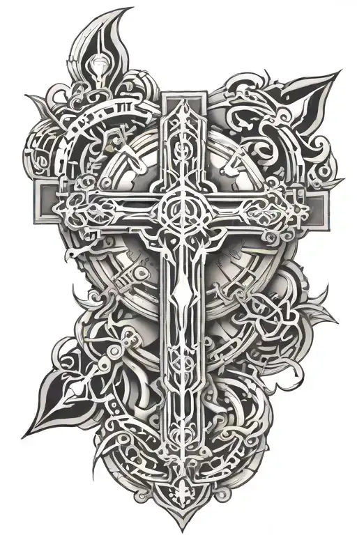 cybersigilism cruz tattoo design idea
