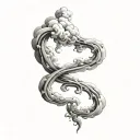 Filler Clouds and Smoke tattoo design idea