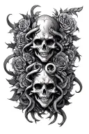 seven deadly sins tattoo design idea