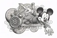"I haven't got time for this Mickey Mouse bullshit" tattoo design idea