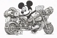 "I haven't got time for this Mickey Mouse bullshit" tattoo design idea