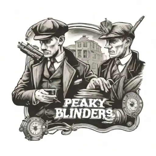 peaky blinders tattoo design idea