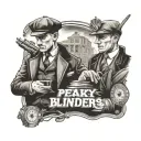 peaky blinders tattoo design idea