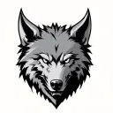 Viking Wolf Shield tattoo design idea