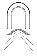 rainbow bridge leading tattoo design idea