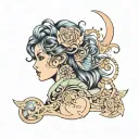 Raquel, Nita, Montes, Aquarius, February 6th 1997, INTP, Ares, Sao Paulo, SP, Brazil tattoo design idea