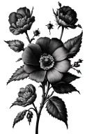Wallflower tattoo design idea