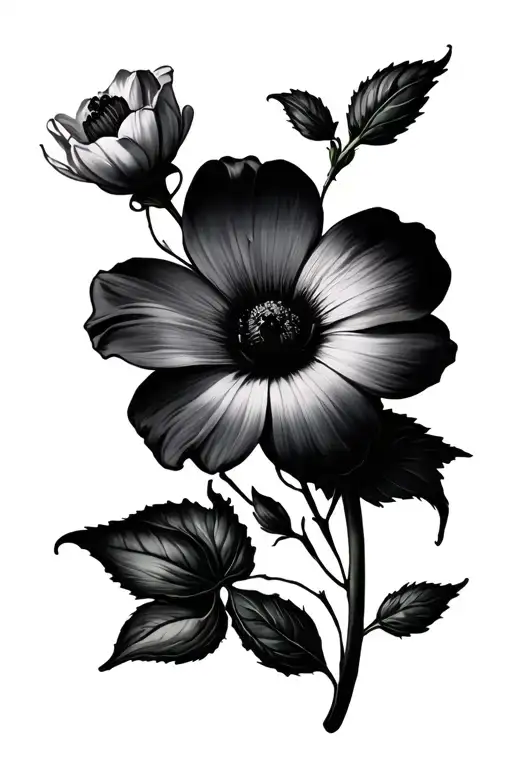 Wallflower tattoo design idea