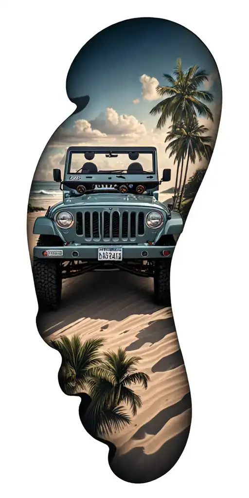 jeeps west coast freedom tattoo design idea