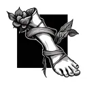 Wrap Around Ankle tattoo design idea