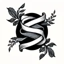 Wrap Around Ankle tattoo design idea