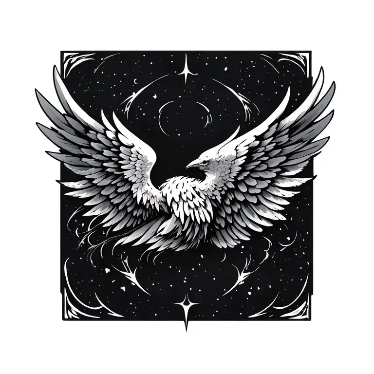 Fourth Wing tattoo tattoo design idea