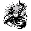 Naruto curse mark tattoo design idea