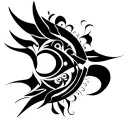 teknno 23 rave tattoo design idea