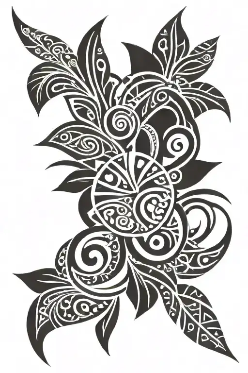 hawaiian polynesian phillipine tribal tattoo tattoo design idea
