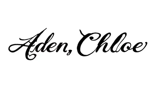 "Ayden; Chloe" tattoo design idea