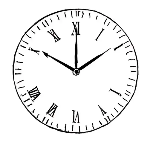 Create tattoo designs with elements related to time, and add some persons in the design too, with the objecti tattoo design idea