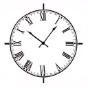 Create tattoo designs with elements related to time, and add some persons in the design too, with the objecti tattoo design idea