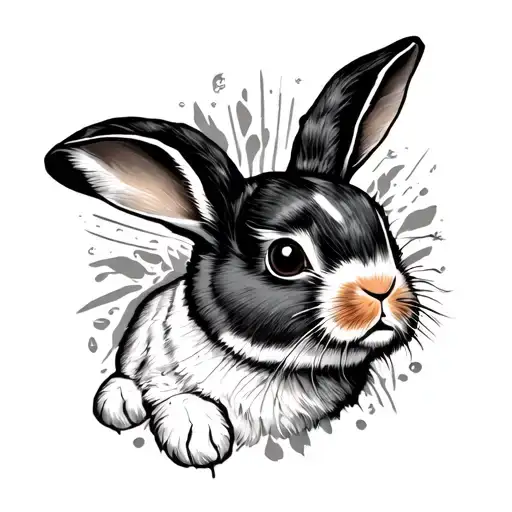 bad bunny sexy tattoo design idea