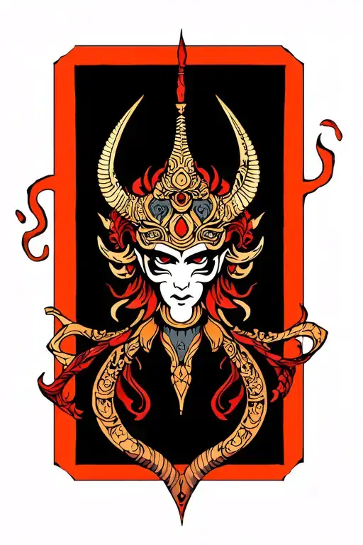 Vajra and Lungdar tattoo design idea