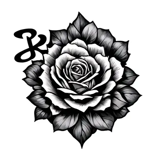 Name Adrian tattoo design idea