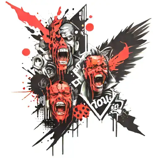 laugh now cry later tattoo tattoo design idea