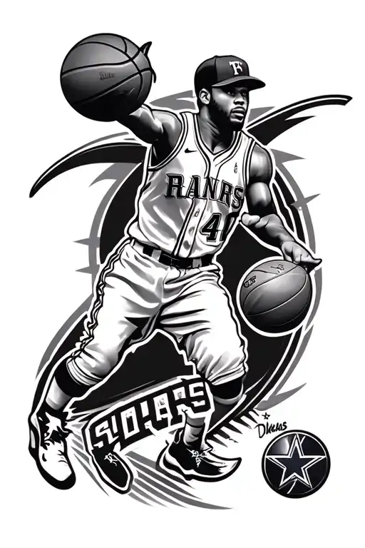 San Antonio spurs, Texas rangers, Dallas cowboys, Texas Longhorns sports tattoo design idea