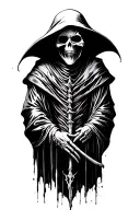 grim reaper tattoo design idea