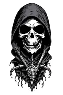grim reaper tattoo design idea