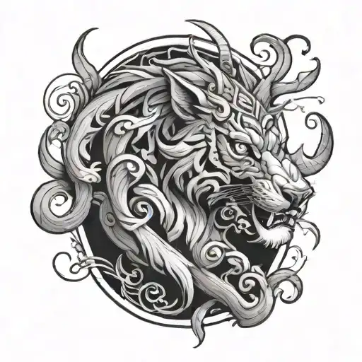 cunning forearm tattoo design idea