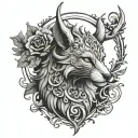 cunning forearm tattoo design idea