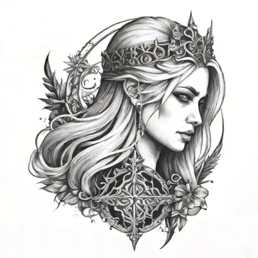 Throne Of Glass tattoo design idea
