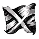 Rm Williams Scotland flag tattoo design idea
