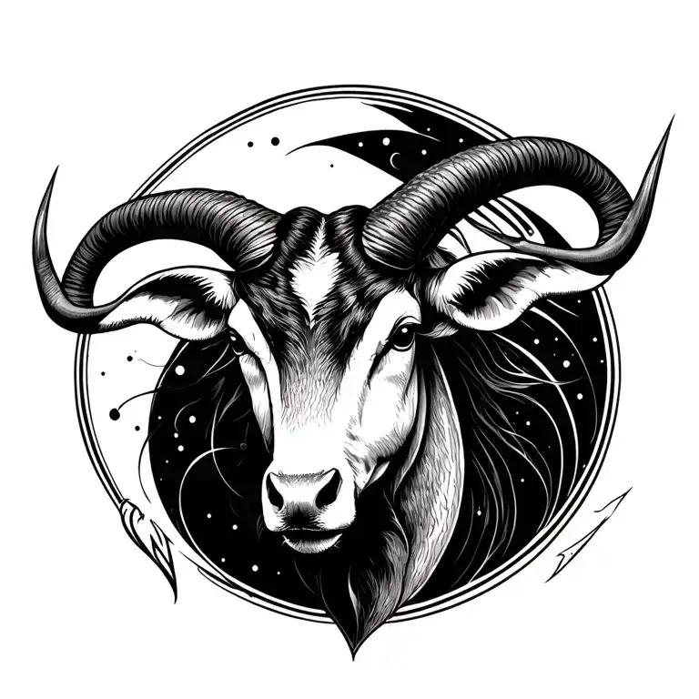 a tatto fitting to my zodiac sign which is taurus zodiac sign tattoo design idea
