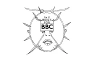 face tattoo design featuring text that says "Built For BBC" tattoo design idea