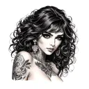 Pranav's Slut tattoo design idea