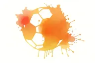 soccer ball transforming tattoo design idea