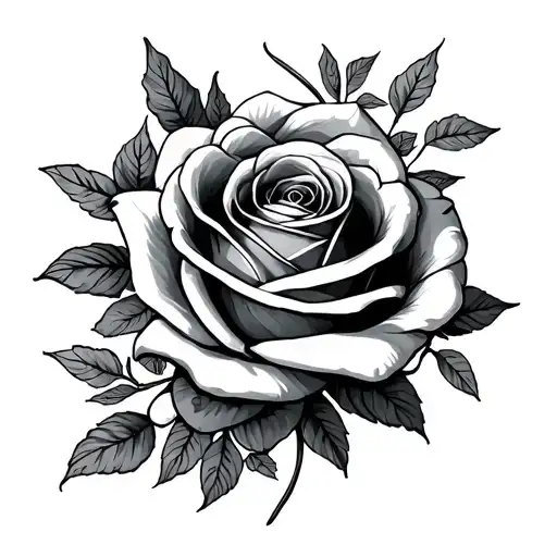 "Abel & Rose" Abel & Rose wrapped tattoo design idea