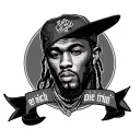 get rich or die tryin' tattoo design idea