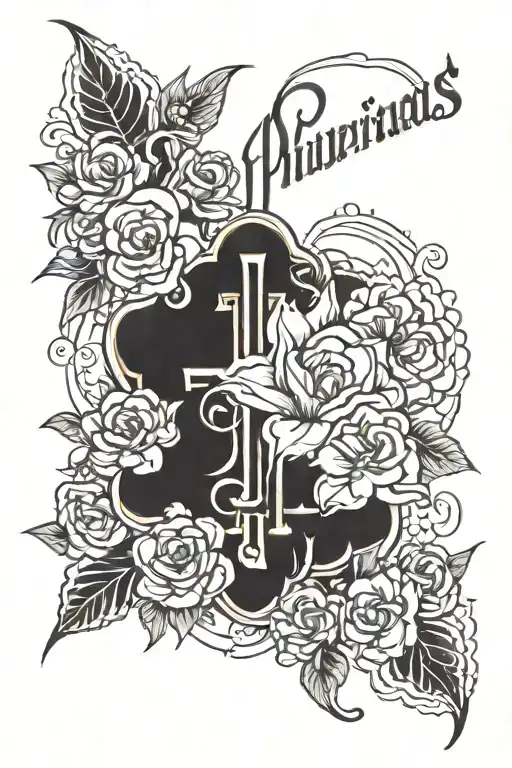 Philippians 4:13 tattoo design idea