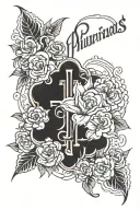 Philippians 4:13 tattoo design idea
