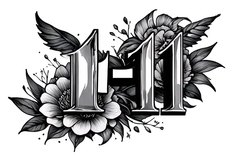1+1=11 tattoo design idea