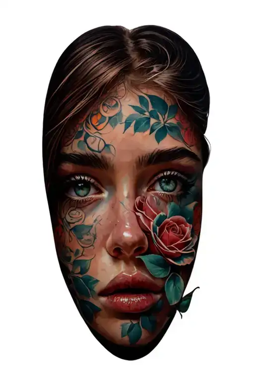 LOVE CLOSE DEESSE tattoo design idea