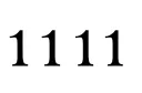 "1111" tattoo design idea