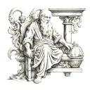 Diogenes tattoo design idea