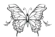 Mariposasy sign twin tattoo design idea
