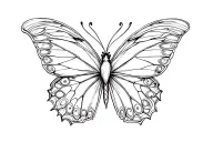 Mariposasy sign twin tattoo design idea