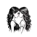 step mom step daughter matching tattoo tattoo design idea